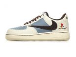 NK Travis Scott x Playstation x Nike Air Force1 Low三方聯名 倒鈎 反勾 扣籃系列復古低幫休閒運動滑板中邦男女板鞋