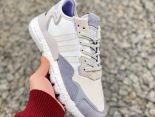 Adidas Nite Jogger Boost 3M 2021新款 三葉草聯名夜行者復古情侶款慢跑鞋 帶半碼