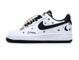 NIke Air Force 1 '07 Low 空軍一號 白黑色低幫休閒鞋 2024新款情侶鞋