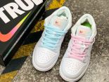 nike sb dunk 2022新款 彩虹漸變小白鞋板鞋