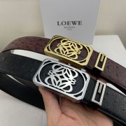 loewe皮帶 邏威2022新款 HF052201牛皮鴕鳥紋時尚腰帶