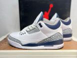 Air Jordan 3 Retro 2024新款情侶鞋 爆裂紋籃球鞋