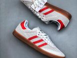 Adidas Originals Samba Vegan OG」SPD 2024情侶款森巴舞系列百搭低幫休閒運動板鞋