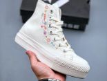 Converse All Star Lift 2024女款厚底刺繡小花春暖花開 厚底增高鞋