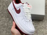 Nike Air Force 1 Low 2024全新男女款白紅色 空軍一號低幫百搭休閒運動板鞋