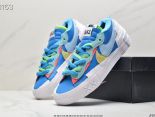 SACAI x Nike Blazer Low 2022新款 重疊設計前衛開拓者男女款低幫板鞋